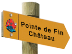 direction la Pointe de Fin Ch&acirc;teau